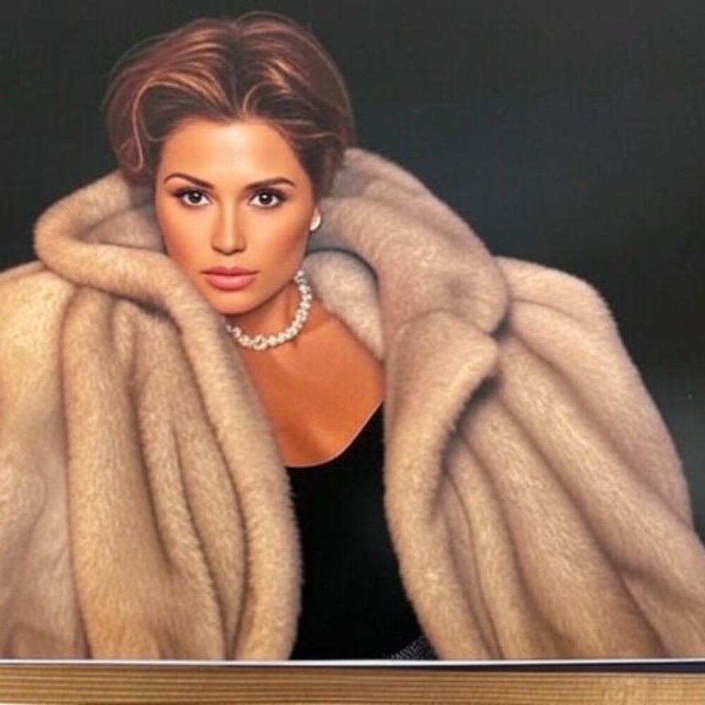 Ladies Mid-length Mink Coat